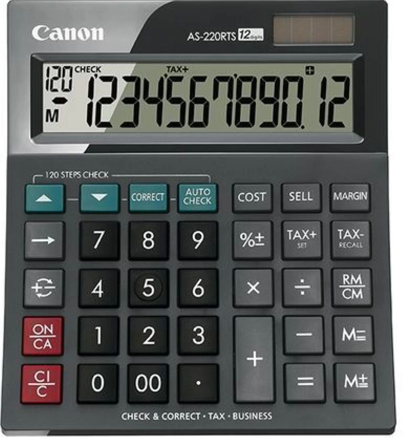 Canon AS-220RTS Basic Calculator (12 Digit)