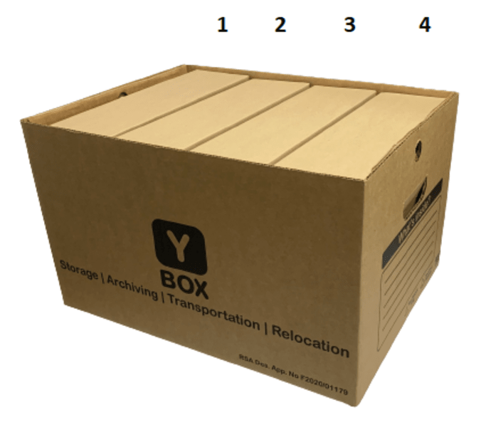 Archive Storage Boxes - Pack of 10
