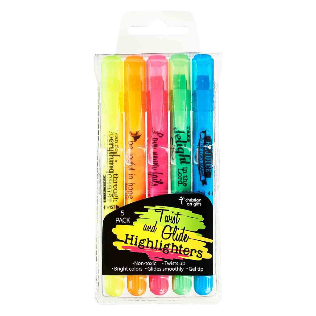 Highlighters Assorted - Pack of 5