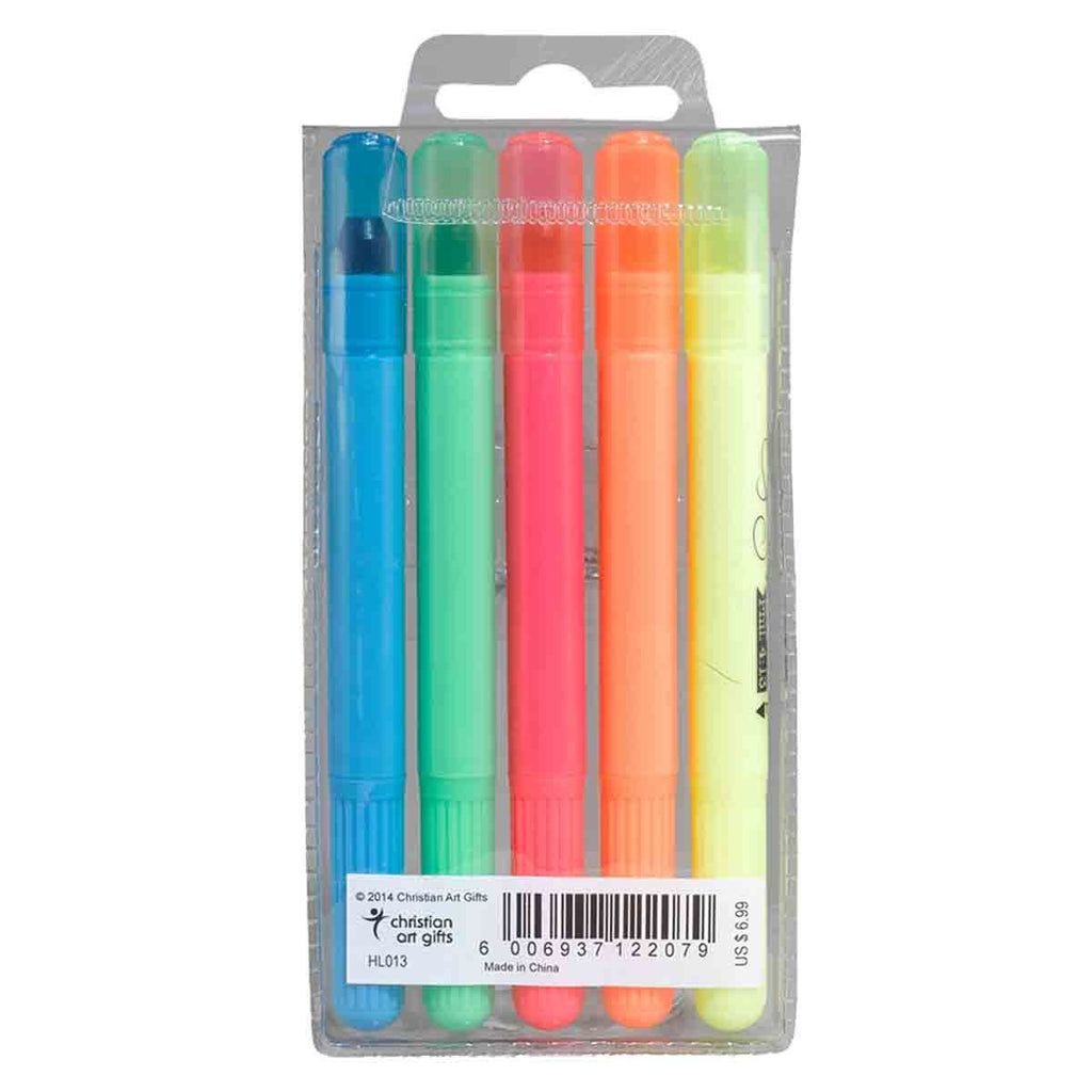 Highlighters Assorted - Pack of 5
