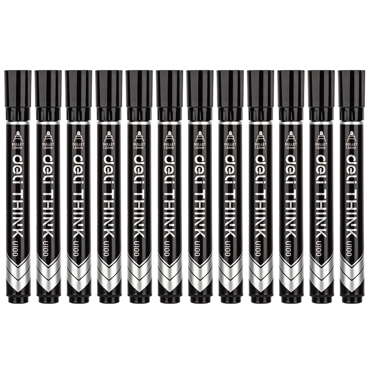 Permanent Markers Black - Box of 12