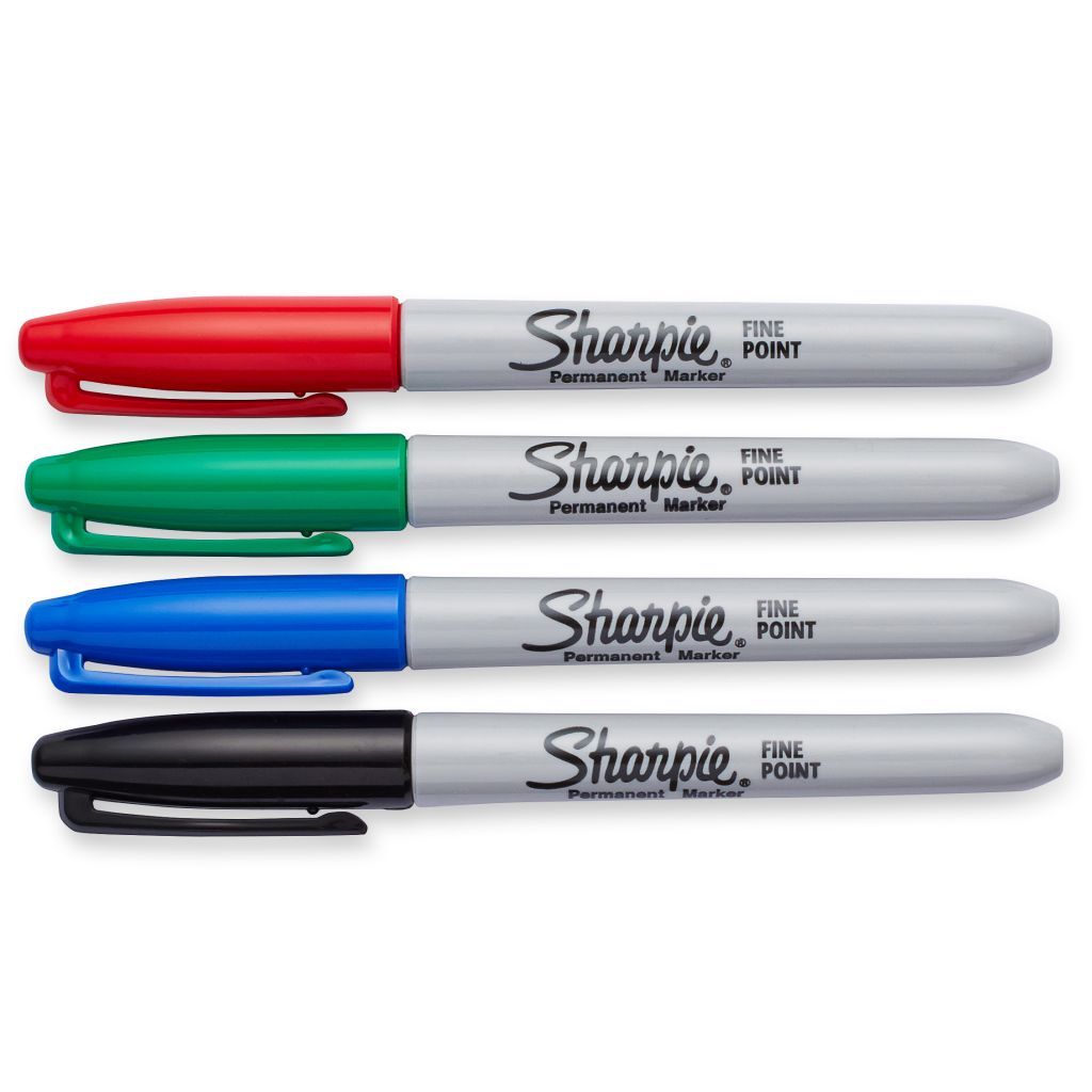 SHARPIE Fine Permanent Marker: Assorted standard Card 4's