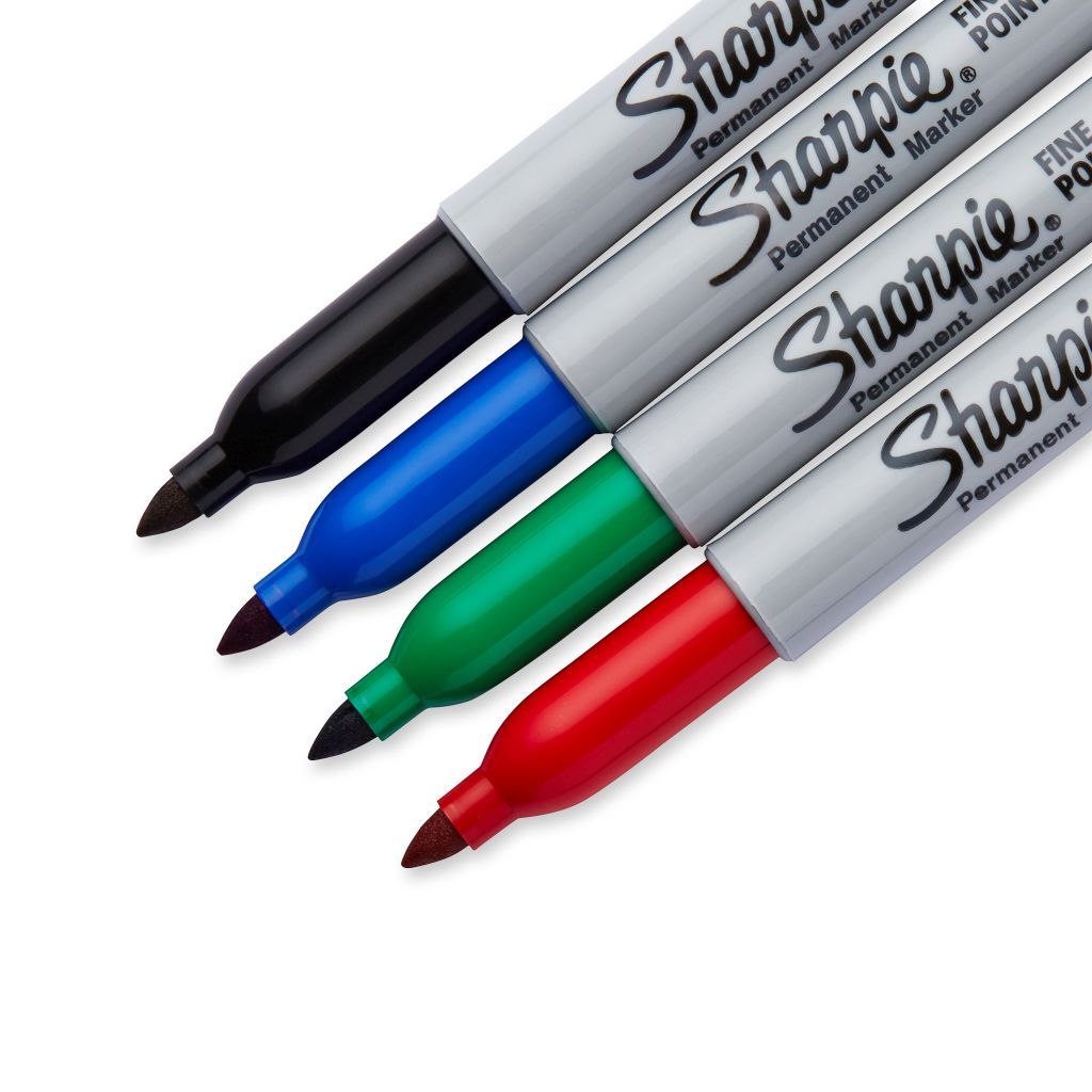 SHARPIE Fine Permanent Marker: Assorted standard Card 4's