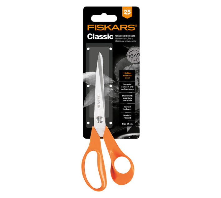 Fiskars Classic Universal Scissors Orange 210 mm